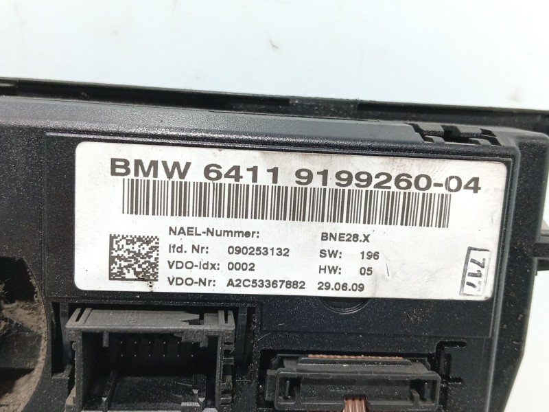 Recambio de mando calefaccion / aire acondicionado para bmw 1 (e87) 116 d referencia OEM IAM   