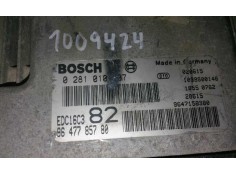 Recambio de centralita motor uce para peugeot 206 berlina e-music   |   01.04 - 12.05 | 2004 - 2005 | 68 cv / 50 kw referencia O 2