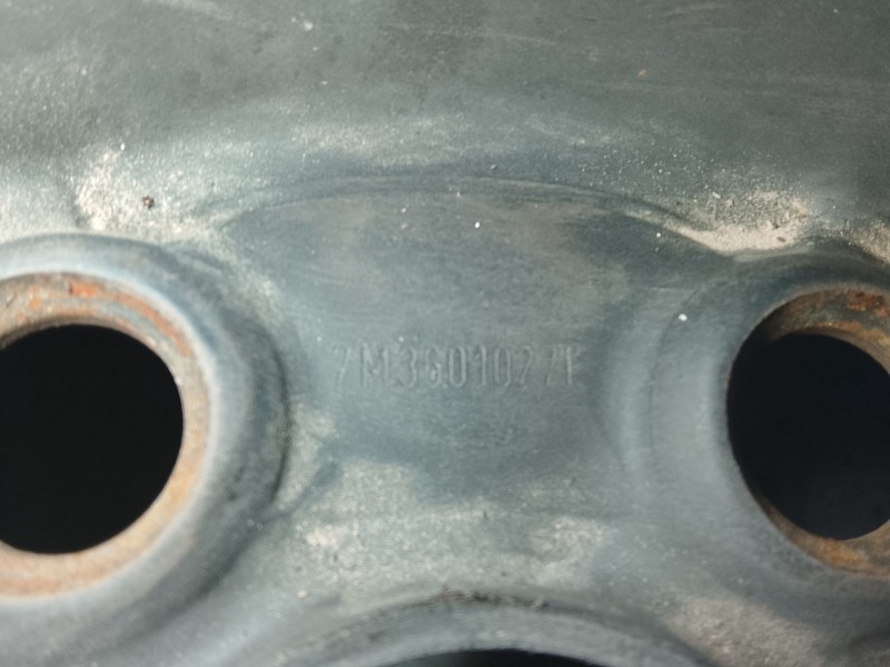 Recambio de llanta delantera derecha para seat alhambra (7v8, 7v9) 1.9 tdi referencia OEM IAM 7M3601027D091  