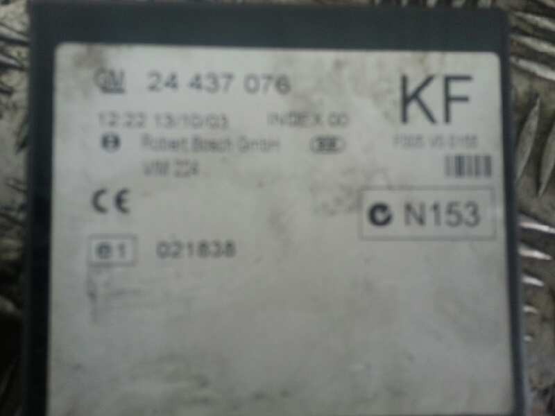 Recambio de modulo electronico para opel astra g berlina eco 4   |   07.03 - ... | 2003 | 80 cv / 59 kw referencia OEM IAM   