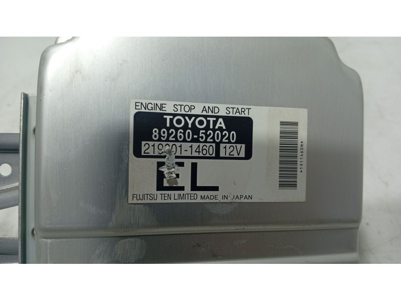 Recambio de modulo electronico para toyota yaris (_p9_) 1.33 vvt-i (nsp90_) referencia OEM IAM   
