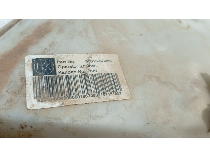 Recambio de deposito limpia para toyota yaris (_p9_) 1.33 vvt-i (nsp90_) referencia OEM IAM 853150D060  