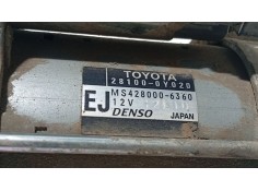 Recambio de motor arranque para toyota yaris (_p9_) 1.33 vvt-i (nsp90_) referencia OEM IAM 2810033080   2