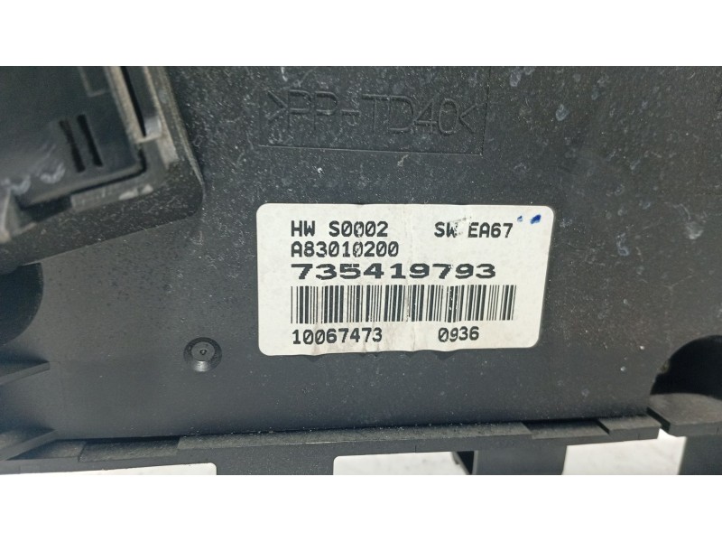 Recambio de mando climatizador para fiat grande punto (199_) 1.3 d multijet referencia OEM IAM   