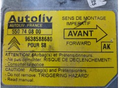 Recambio de centralita airbag para citroen saxo 1.1   |   0.99 - 0.03 | 1999 - 2003 | 60 cv / 44 kw referencia OEM IAM 550740800 2
