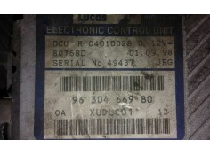 Recambio de centralita motor uce para peugeot 406 berlina (s1/s2) 2.1 turbodiesel cat   |   0.95 - ... | 1995 | 109 cv / 80 kw r 2