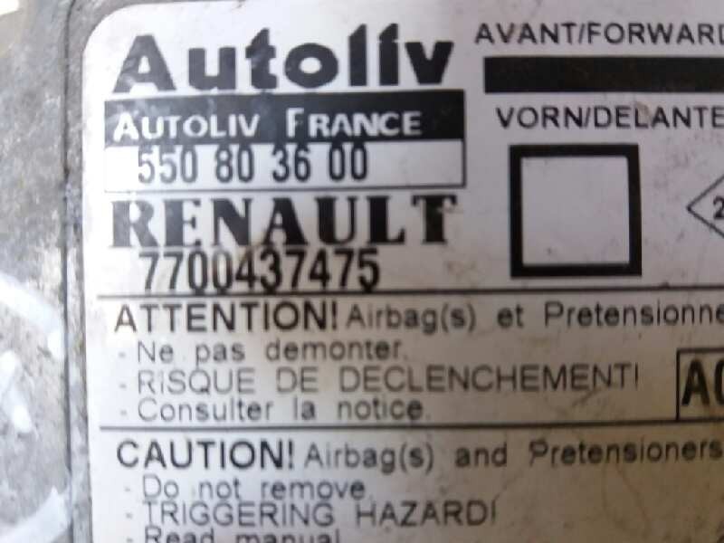 Recambio de centralita airbag para renault megane i classic (la0)    |   0.96 - 0.01 | 1996 - 2001 referencia OEM IAM 550803600 