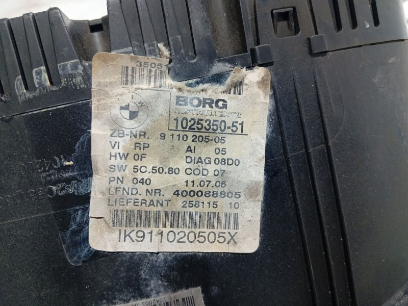 Recambio de cuadro instrumentos para bmw 3 (e90) 318 d referencia OEM IAM   