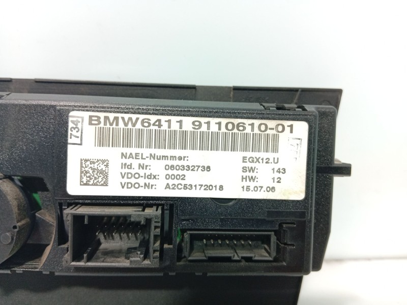 Recambio de mando climatizador para bmw 3 (e90) 318 d referencia OEM IAM   