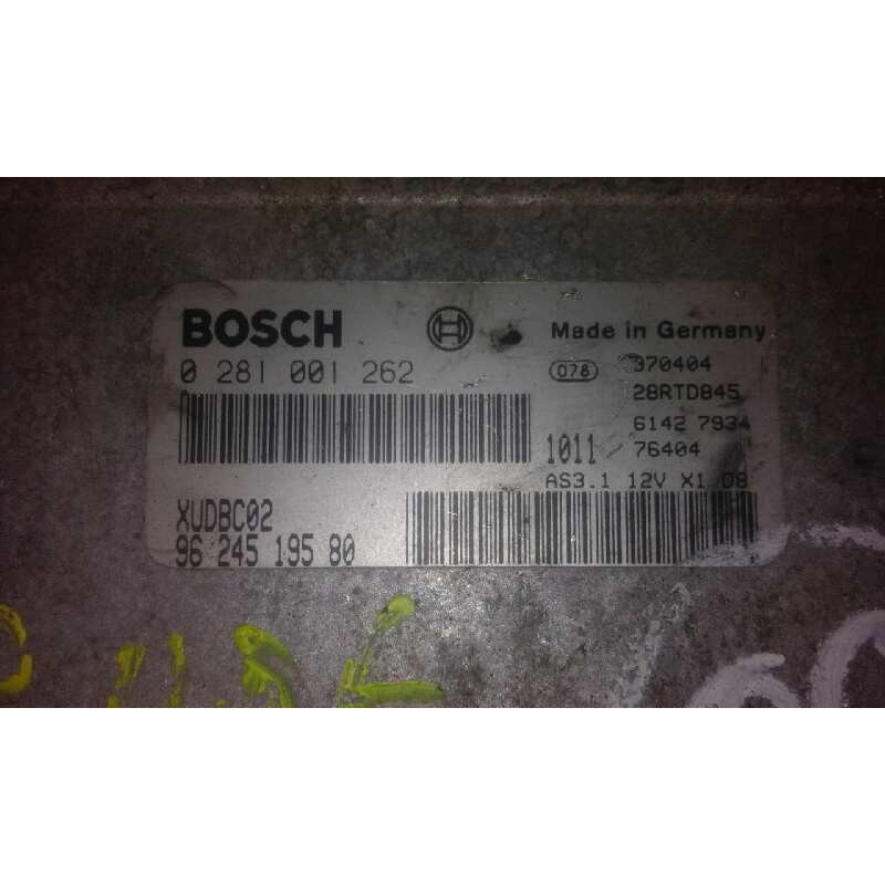 Recambio de centralita motor uce para citroen xantia berlina    |   0.98 - 0.02 | 1998 - 2002 referencia OEM IAM 0281001262 9624 Recambio de centralita motor uce para citroen xantia berlina    |   0.98 - 0.02 | 1998 - 2002 referencia OEM IAM 0281001262 9624
