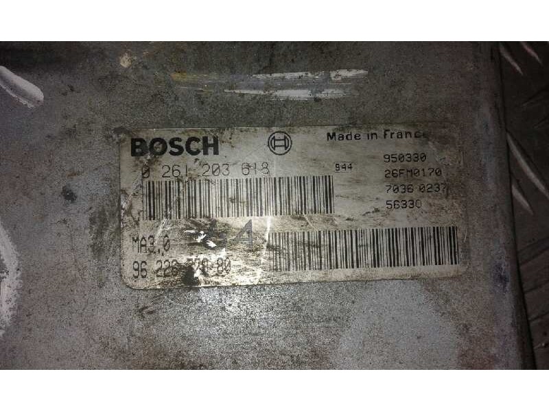 Recambio de centralita motor uce para citroen zx 1.4   |   0.91 - 0.98 | 1991 - 1998 | 75 cv / 55 kw referencia OEM IAM 02612038