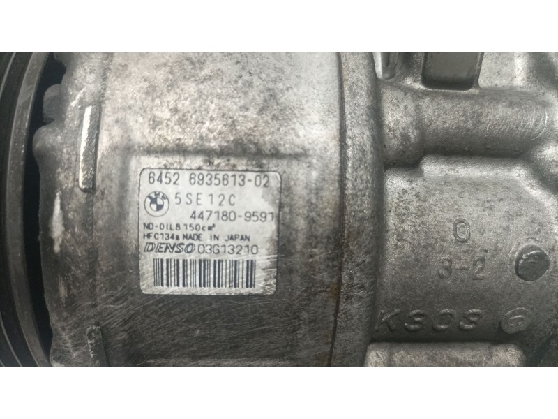 Recambio de compresor aire acondicionado para bmw 3 (e90) 320 d referencia OEM IAM 64526987766  