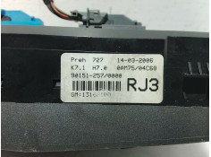 Recambio de mando climatizador para opel zafira / zafira family b (a05) 1.9 cdti (m75) referencia OEM IAM    2
