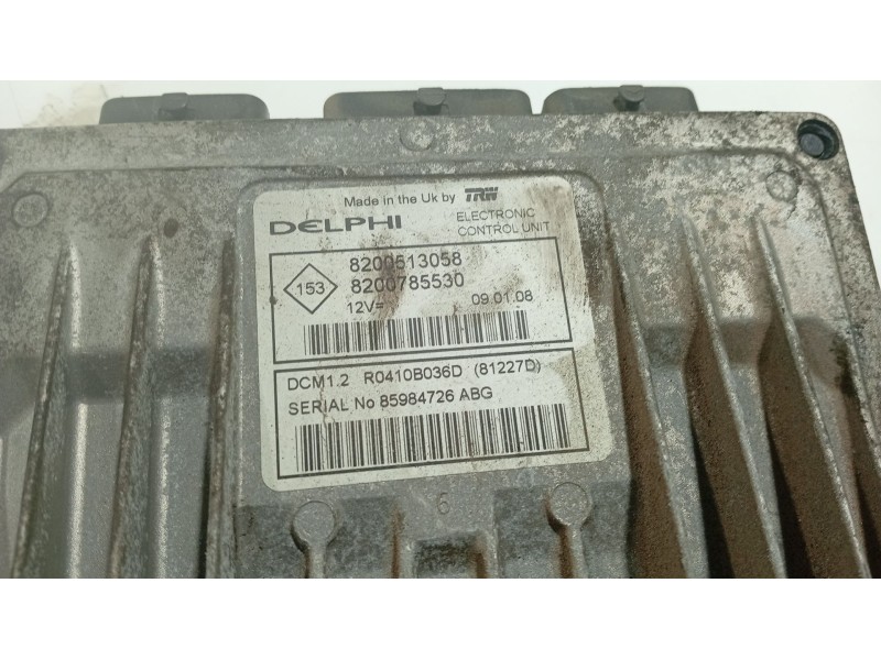 Recambio de centralita motor uce para dacia logan (ls_) 1.5 dci (ls0w) referencia OEM IAM   