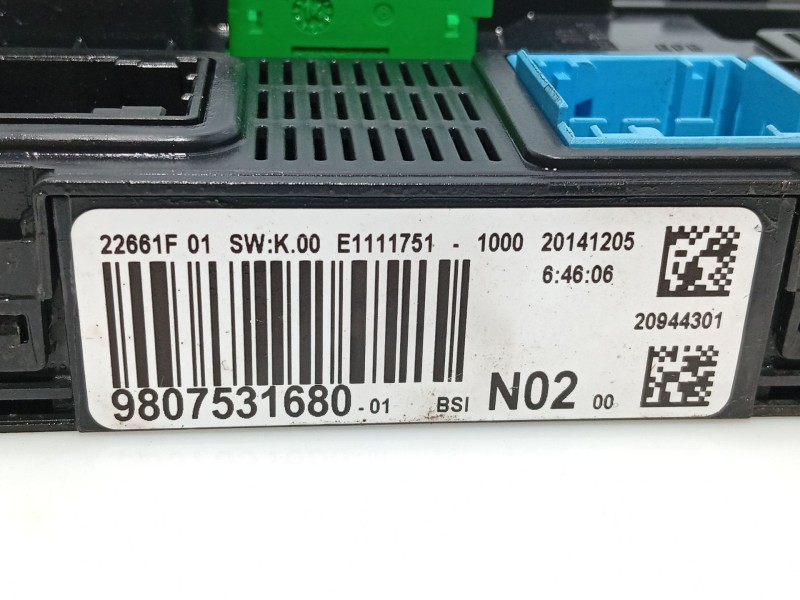 Recambio de modulo electronico para peugeot 208 i (ca_, cc_) 1.0 referencia OEM IAM   