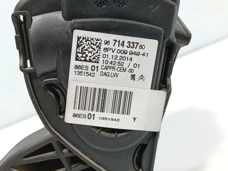 Recambio de pedal acelerador para peugeot 208 i (ca_, cc_) 1.0 referencia OEM IAM 1601CW  