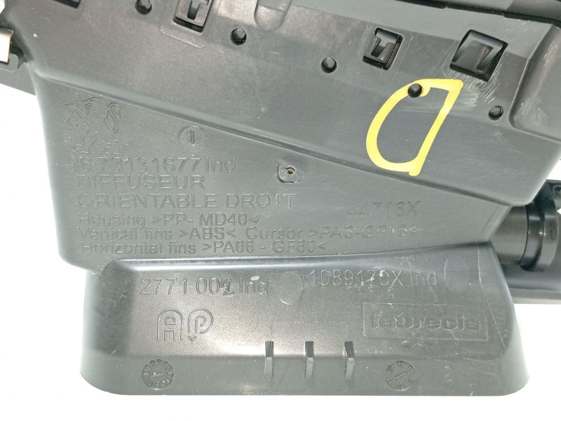 Recambio de aireador lateral derecho para peugeot 208 i (ca_, cc_) 1.0 referencia OEM IAM   