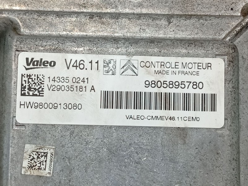 Recambio de centralita motor uce para peugeot 208 i (ca_, cc_) 1.0 referencia OEM IAM   