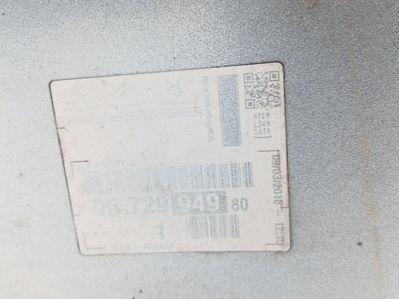 Recambio de aleta delantera izquierda para peugeot 208 i (ca_, cc_) 1.0 referencia OEM IAM 9672994980  