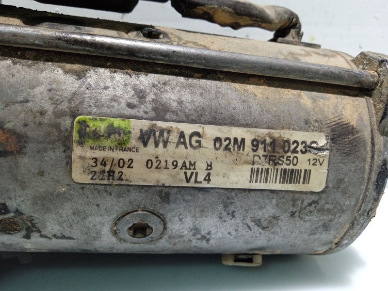 Recambio de motor de arranque para audi a3 (8l1) 1.9 tdi referencia OEM IAM 02M911023C  