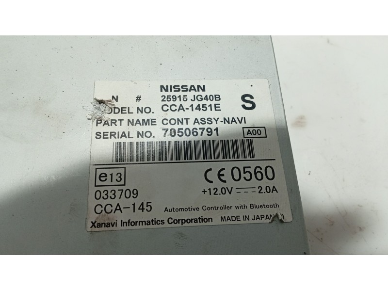 Recambio de modulo electronico para nissan tiida hatchback (c11) 1.5 dci referencia OEM IAM   