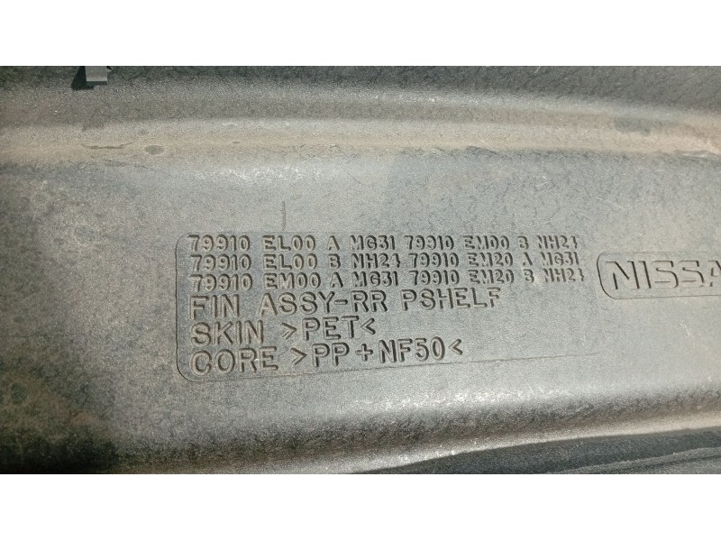 Recambio de bandeja trasera para nissan tiida hatchback (c11) 1.5 dci referencia OEM IAM   