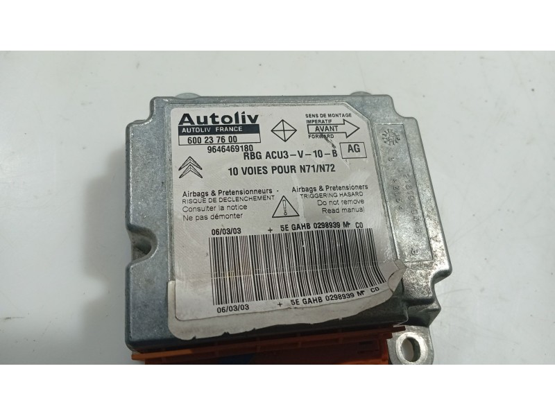 Recambio de centralita airbag para citroën xsara (n1) 2.0 hdi 90 referencia OEM IAM   