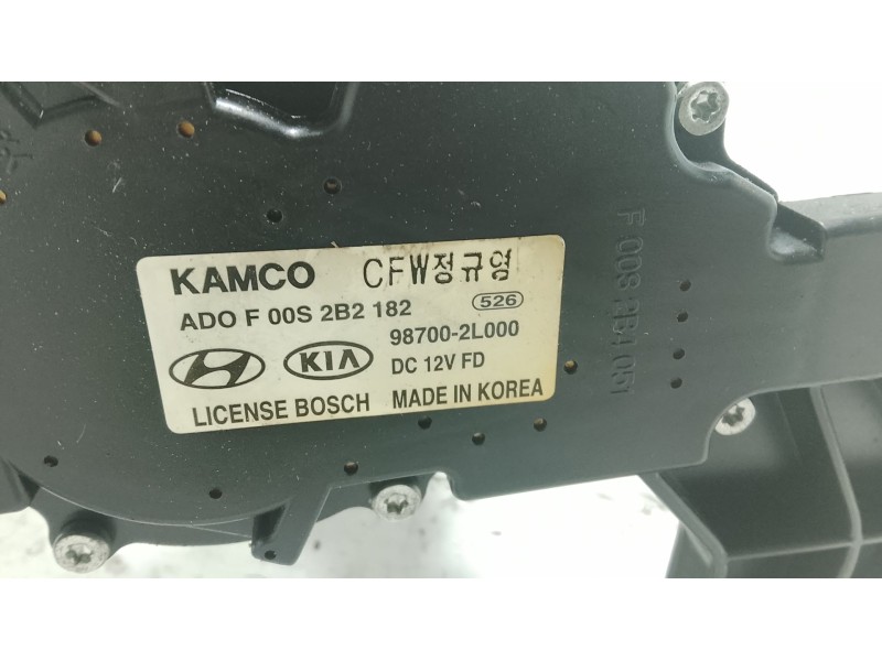 Recambio de motor limpia trasero para hyundai i30 (fd) 1.6 crdi referencia OEM IAM 987102L000  