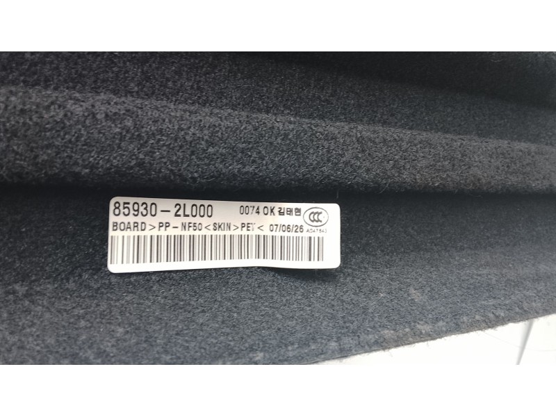 Recambio de bandeja trasera para hyundai i30 (fd) 1.6 crdi referencia OEM IAM 859302L000WK  