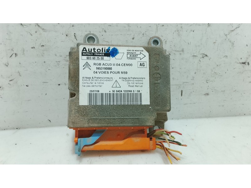 Recambio de centralita airbag para peugeot partner monospace (5_, g_) 1.6 hdi 75 referencia OEM IAM   