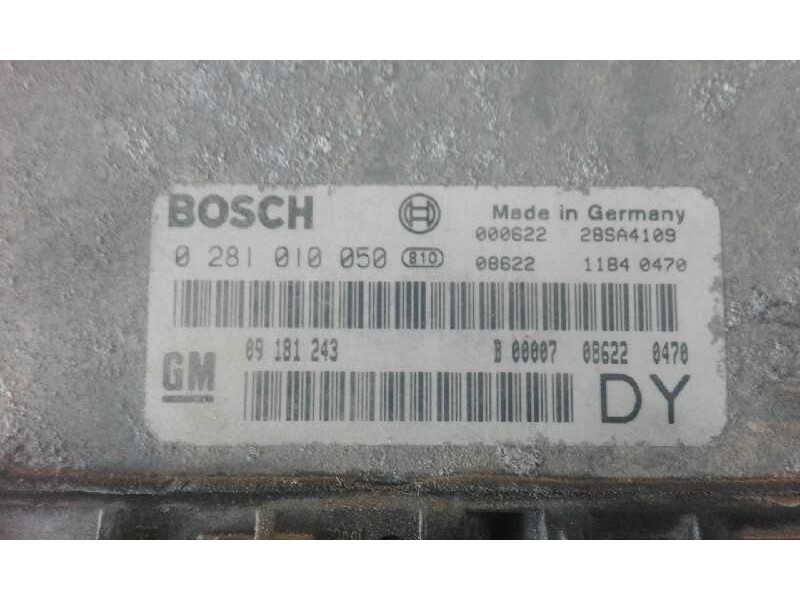 Recambio de centralita motor uce para opel astra g caravan    |   0.98 - 0.04 | 1998 - 2004 referencia OEM IAM 0281010050   Recambio de centralita motor uce para opel astra g caravan    |   0.98 - 0.04 | 1998 - 2004 referencia OEM IAM 0281010050