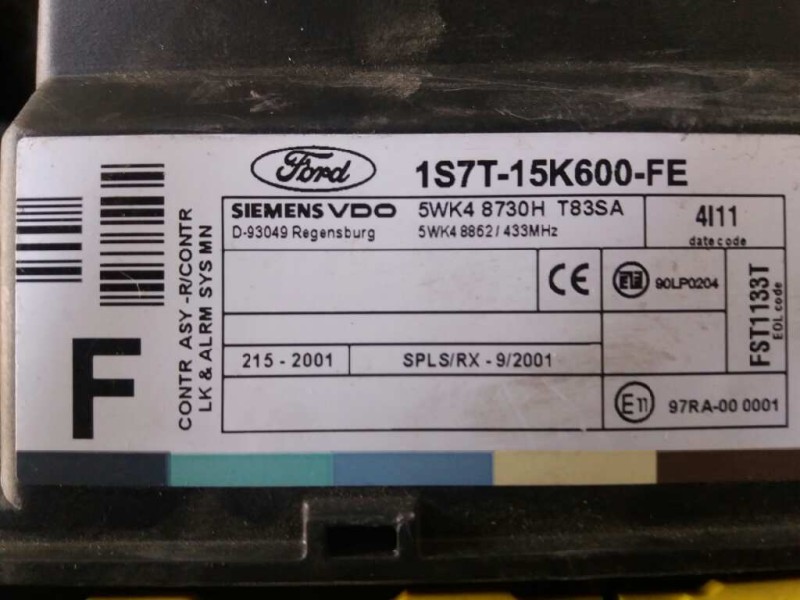 Recambio de modulo confort para ford focus berlina (cak) trend   |   08.98 - 12.04 | 1998 - 2004 | 90 cv / 66 kw referencia OEM 