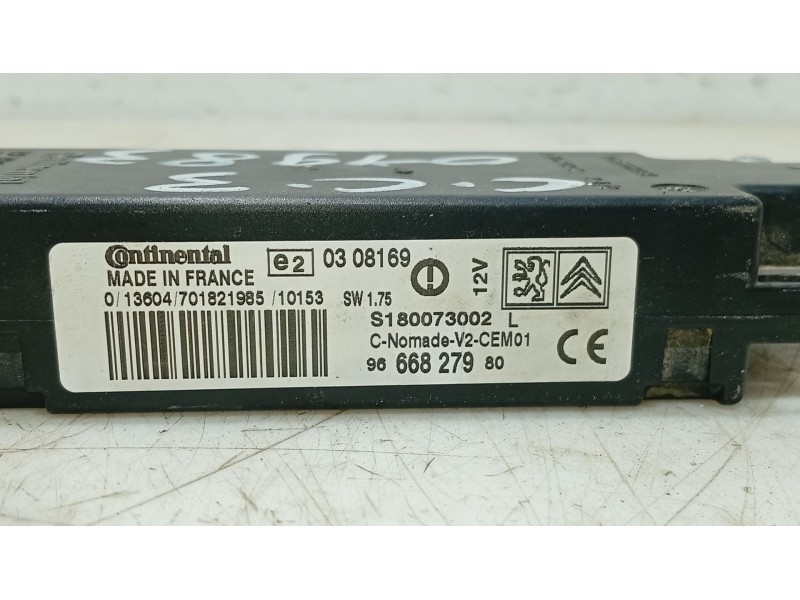 Recambio de modulo electronico para citroën c3 business referencia OEM IAM 9666827980  S180073002L