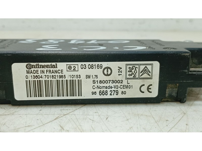 Recambio de modulo electronico para citroën c3 business referencia OEM IAM 9666827980  S180073002L