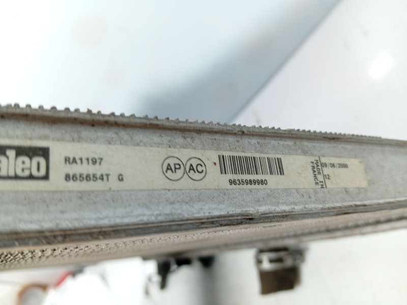 Recambio de radiador agua para peugeot 406 (8b) 2.0 hdi 90 referencia OEM IAM   