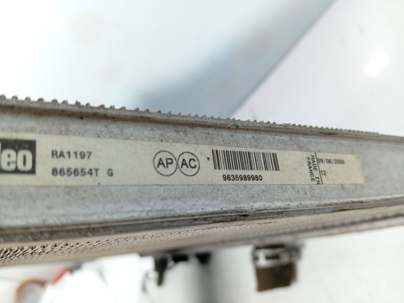 Recambio de radiador agua para peugeot 406 (8b) 2.0 hdi 90 referencia OEM IAM   