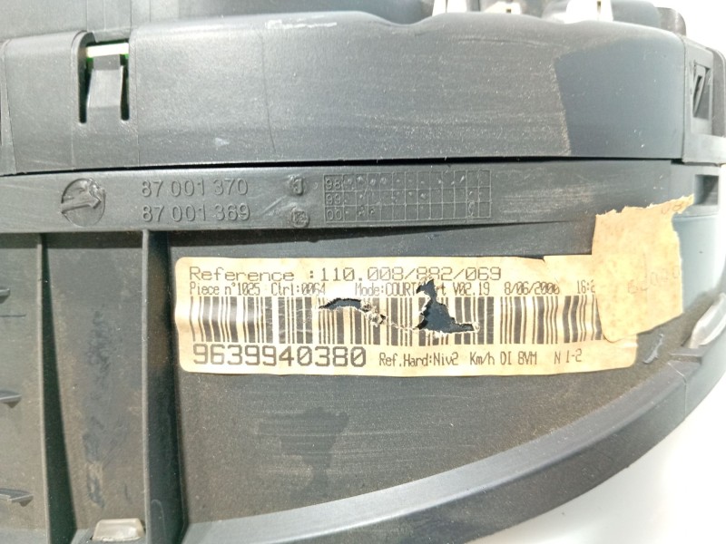 Recambio de cuadro instrumentos para peugeot 406 (8b) 2.0 hdi 90 referencia OEM IAM   