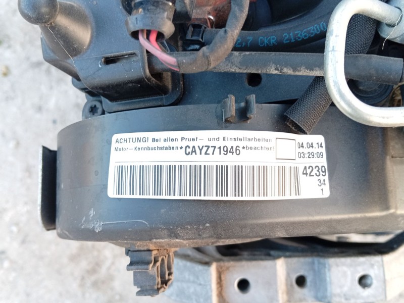 Recambio de motor completo para volkswagen touran (1t3) 1.6 tdi referencia OEM IAM CAYZ CAY 