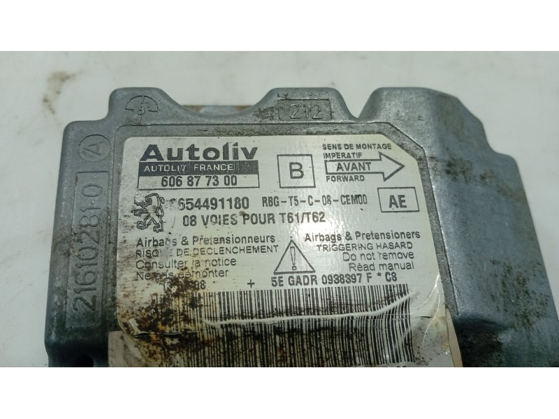 Recambio de centralita airbag para peugeot 307 sw (3h) 1.6 hdi 110 referencia OEM IAM   