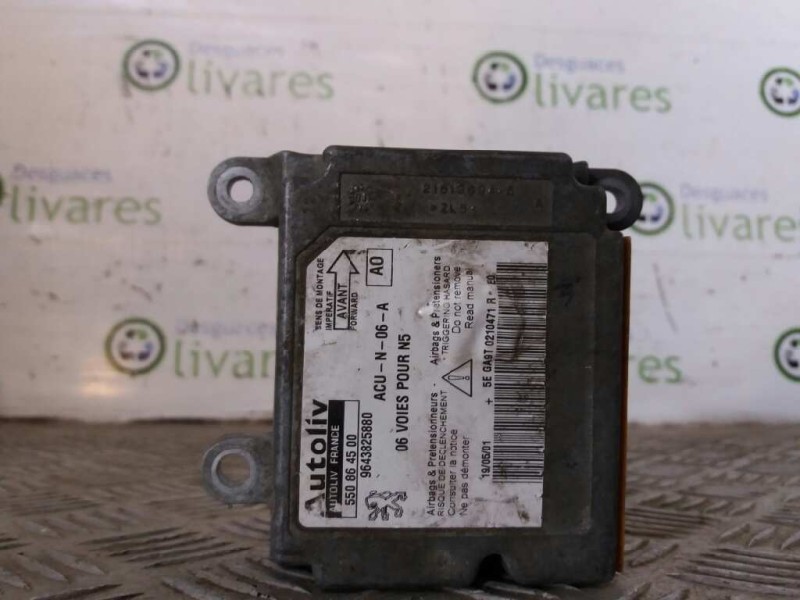 Recambio de centralita airbag para peugeot 306 break 2.0 hdi cat   |   0.79 - ... | 1979 | 90 cv / 66 kw referencia OEM IAM 5508