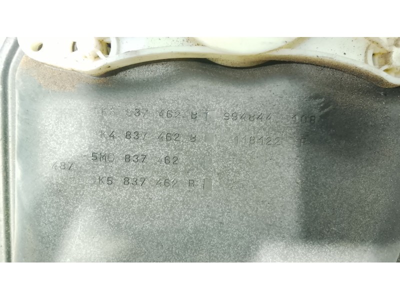 Recambio de elevalunas delantero derecho para volkswagen golf v (1k1) 1.9 tdi referencia OEM IAM 1K3837462B  