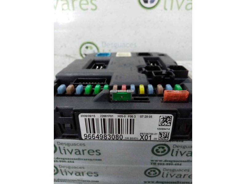 Recambio de caja reles / fusibles para peugeot 207    |   0.06 - ... | 2006 referencia OEM IAM 9664983080  