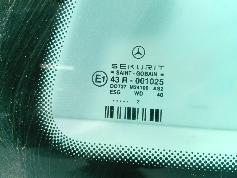 Recambio de luna trasera derecha para mercedes-benz vaneo (w414) furgoneta compacta referencia OEM IAM   