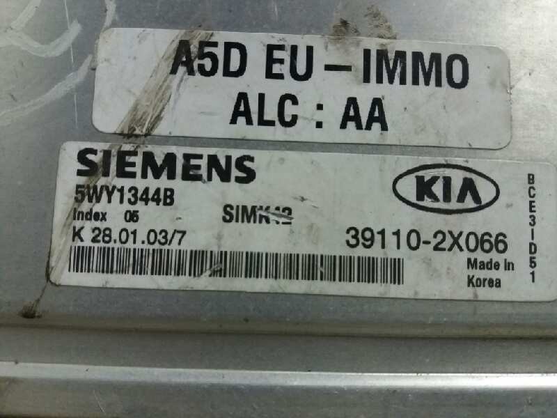 Recambio de centralita motor uce para kia rio    |   0.00 - 0.05 | 2000 - 2005 referencia OEM IAM 391102X066 5WY1344B 