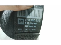 Recambio de cinturon seguridad trasero izquierdo para opel zafira tourer c (p12) 1.6 cdti (75) referencia OEM IAM    2