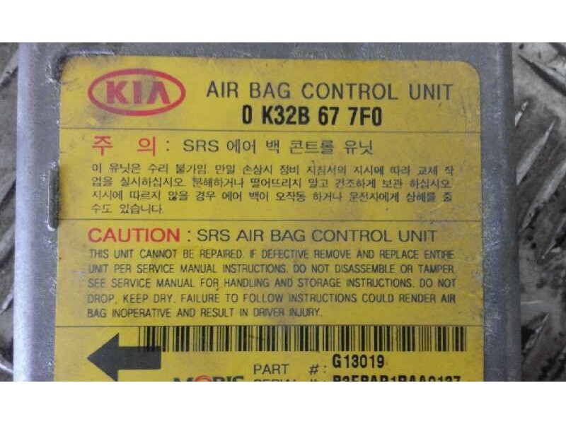 Recambio de centralita airbag para kia rio    |   0.00 - 0.05 | 2000 - 2005 referencia OEM IAM 0K32B677F0  