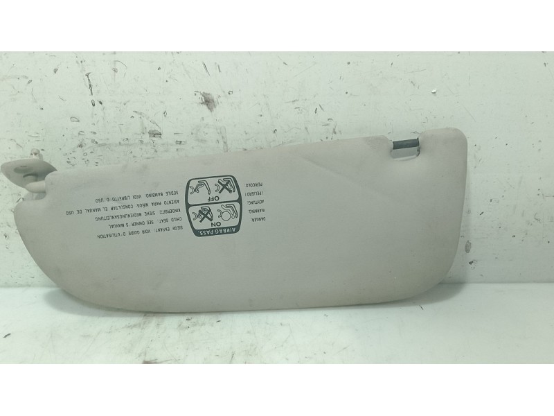 Recambio de parasol derecho para peugeot 206+ (2l_, 2m_) 1.1 referencia OEM IAM 816314  