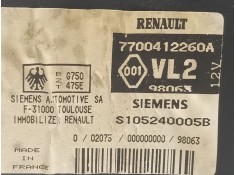 Recambio de centralita inmovilizador para renault megane i fase 2 berlina (ba0) referencia OEM IAM 7700412260A  S105240005B 2