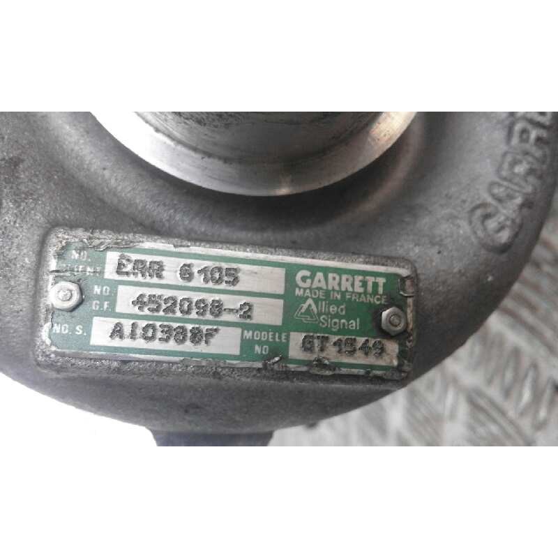 Recambio de turbocompresor para mg rover serie 400 (rt) 420 sdi (4-ptas.)   |   12.96 - 12.99 | 1996 - 1999 | 105 cv / 77 kw ref