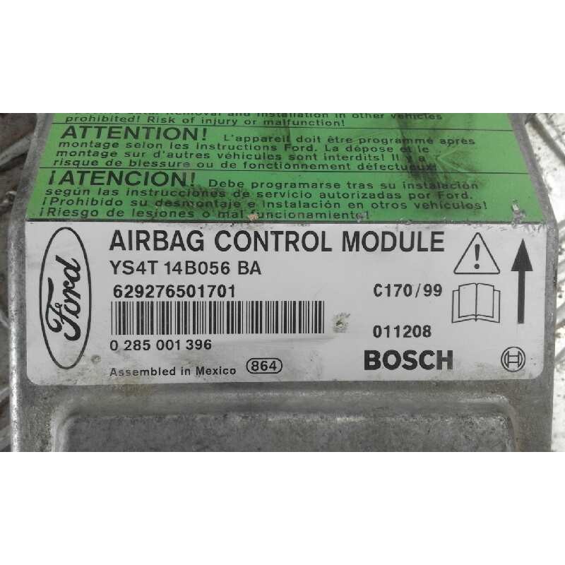 Recambio de centralita airbag para ford focus berlina (cak) ambiente   |   08.98 - 12.04 | 1998 - 2004 | 90 cv / 66 kw referenci